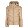 Meisjes Short Jacket Pu Puffer van Indian Blue Jeans in de kleur Light Sand in maat 176.