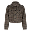 Meisjes Shirt Jacket Check van Indian Blue Jeans in de kleur Orange Red in maat 176.