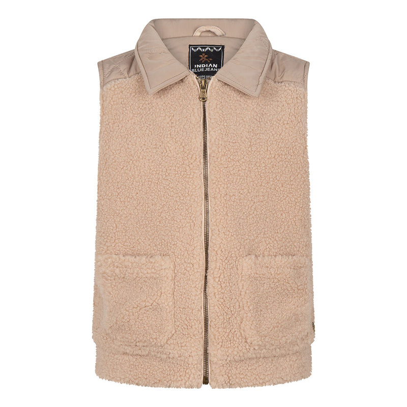 Indian Blue Jeans Teddy Gilet