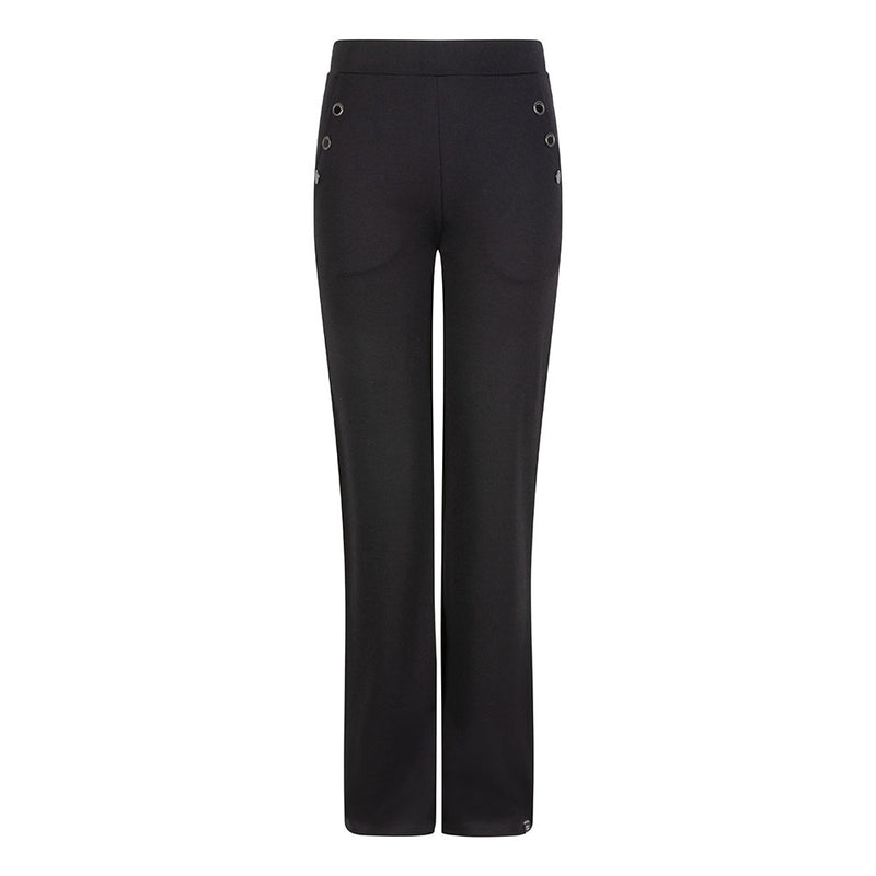 Indian Blue Jeans Wide Pants Buttons