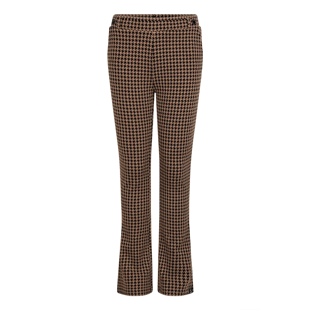 Indian Blue Jeans Check Flare Pants
