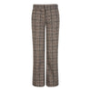 Meisjes Wide Check Pants van Indian Blue Jeans in de kleur Spice Brown in maat 176.