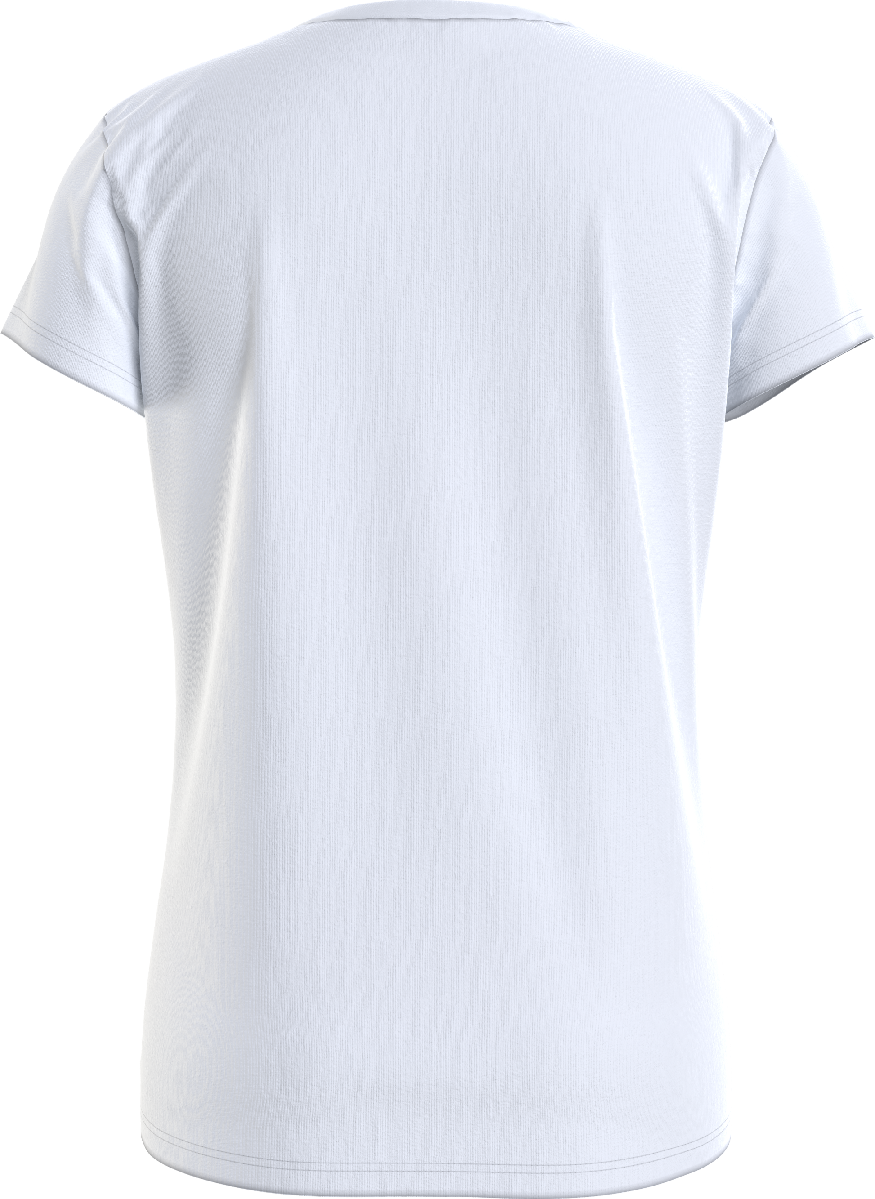 Meisjes CHEST MONOGRAM TOP T-SHIRT van Calvin Klein in de kleur Bright White in maat 176.
