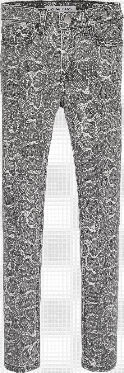Calvin Klein Jeans SKINNY HR WASHED REPTILE 1BY