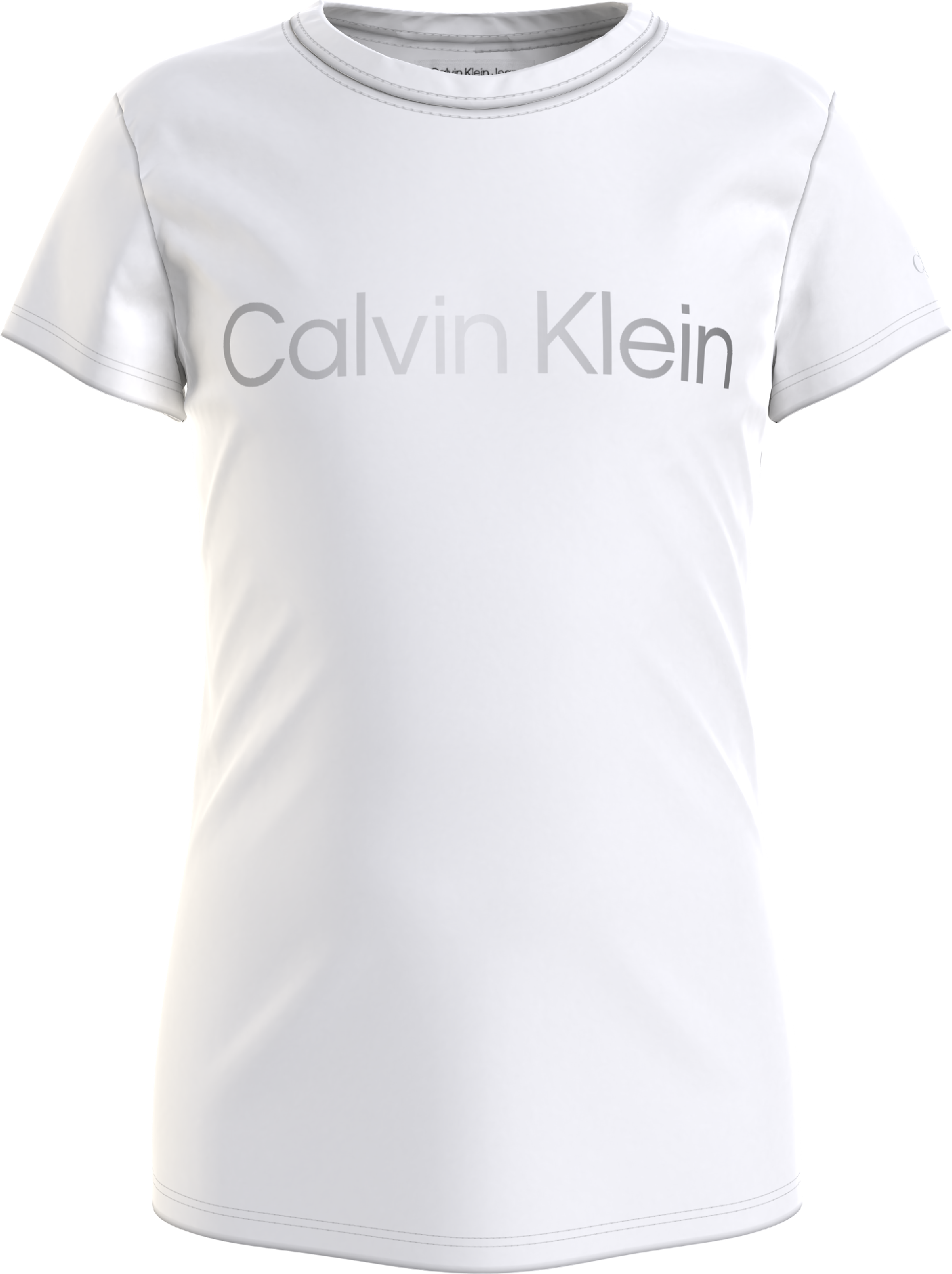 Calvin Klein INST SILVER LOGO SLIM FIT T-SHIRT