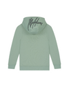 Jongens Junior Essentials Hoodie Dark Sage/Black van Malelions in de kleur Dark Sage/Black in maat 176.