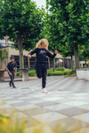 Jongens Junior Essentials Hoodie Black/White van Malelions in de kleur Black/White in maat 176.