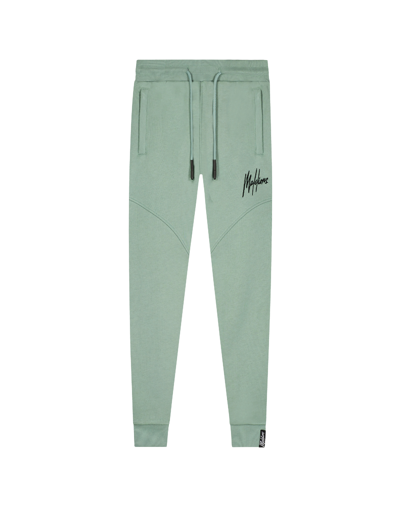Malelions Junior Essentials Trackpants Dark Sage/Black