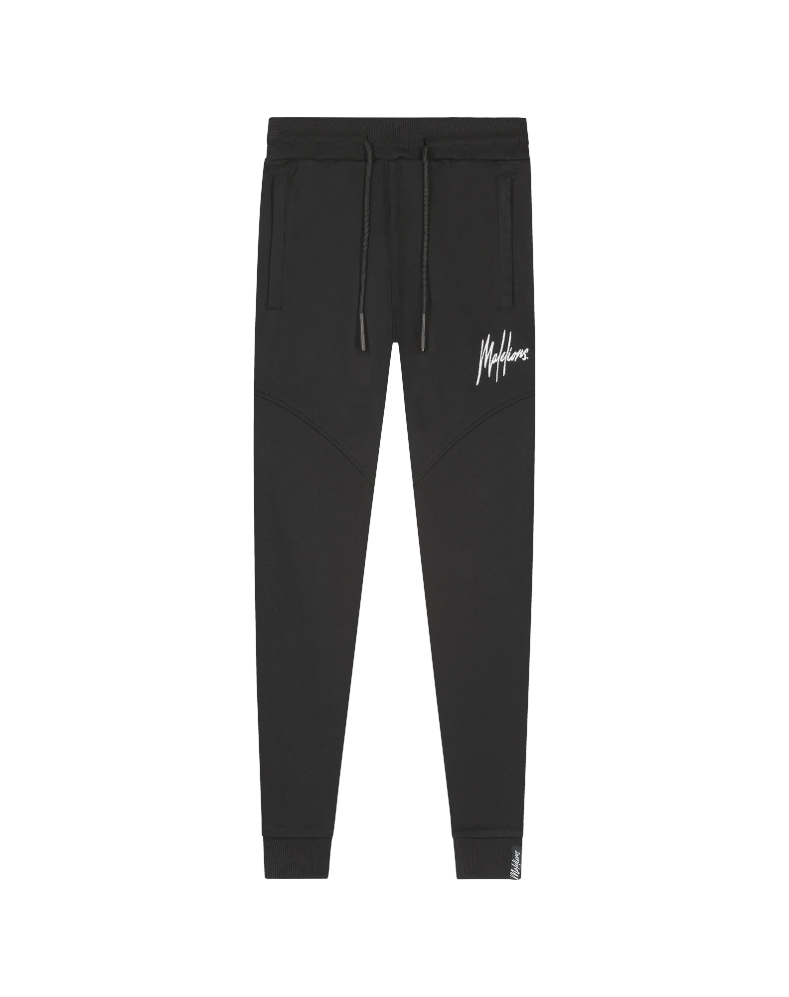 Malelions Junior Essentials Trackpants Black/White