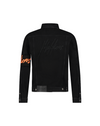 Jongens Junior Captain Denim Jacket Black van Malelions in de kleur Black in maat 176.