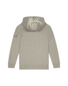 Jongens Junior Half-Zip Hoodie Taupe/Beige van Malelions in de kleur Taupe/Beige in maat 176.