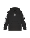 Jongens Junior Lective Hoodie Black/White van Malelions in de kleur Black/White in maat 176.