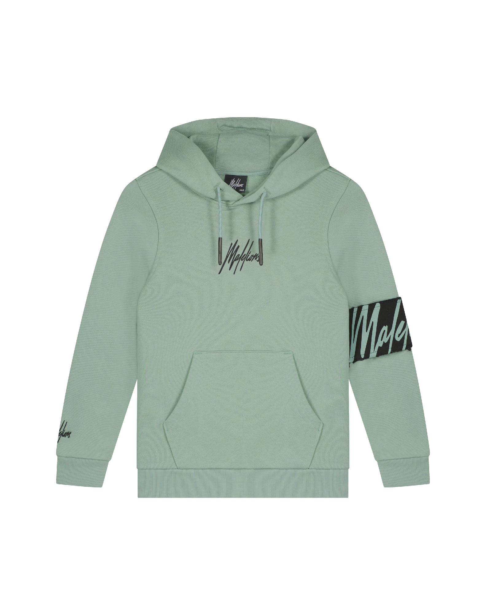 Malelions Junior Captain Hoodie Dark Sage/Black