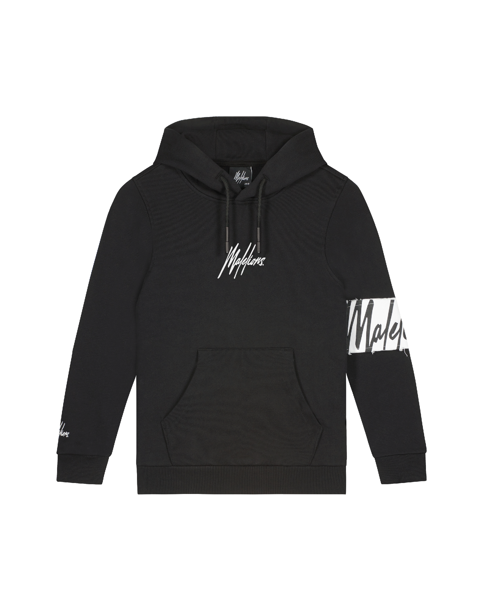 Malelions Junior Captain Hoodie Black/White