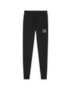 Jongens Junior Patch Trackpants Black van Malelions in de kleur Black in maat 176.