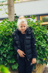Jongens Junior Pocket Bodywarmer Black van Malelions in de kleur Black in maat 176.