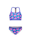 Just Beach Girls tropic aztec bikini with sporty elastic details