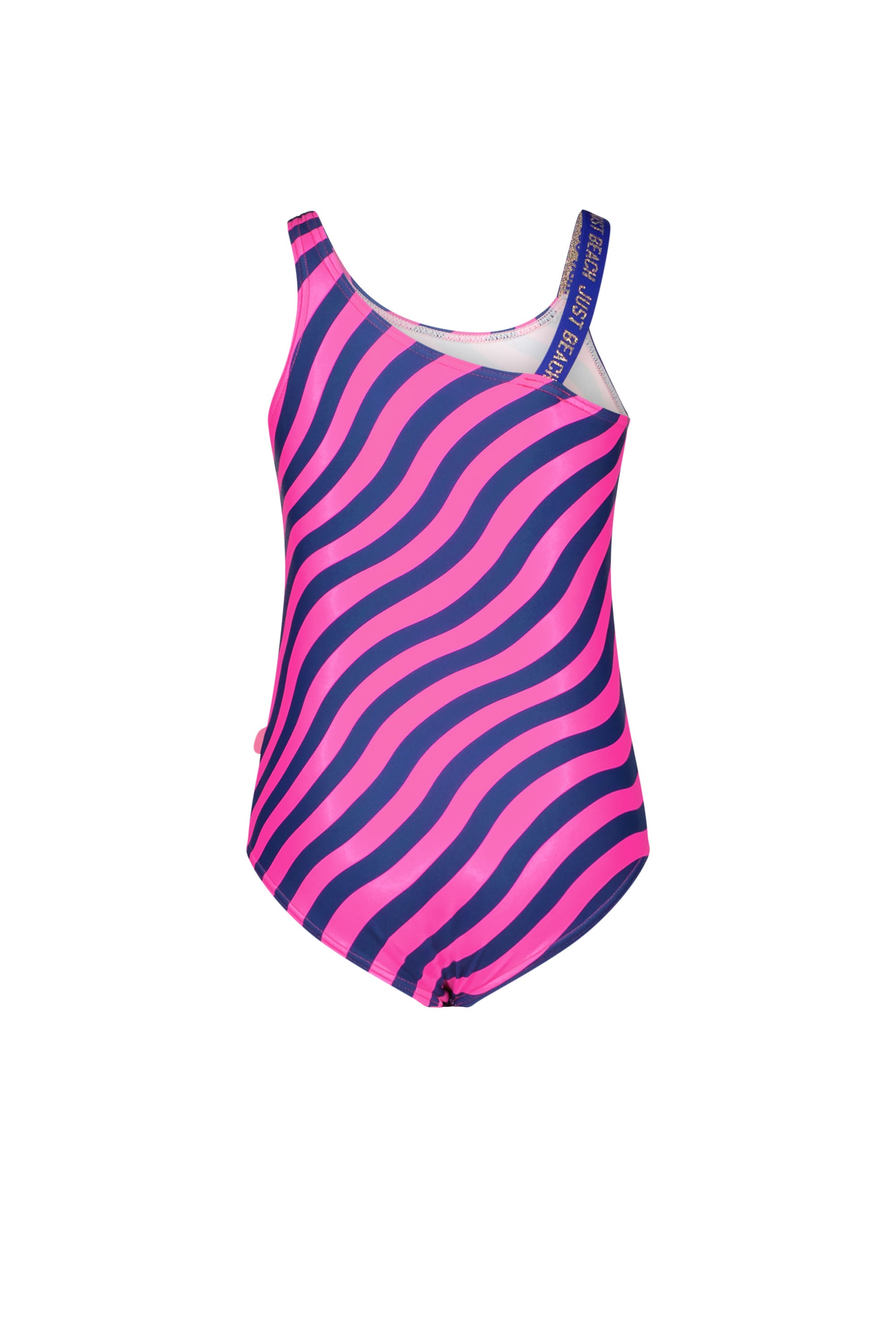 Just Beach Girls leo ocean swimsuit with sporty tape strap