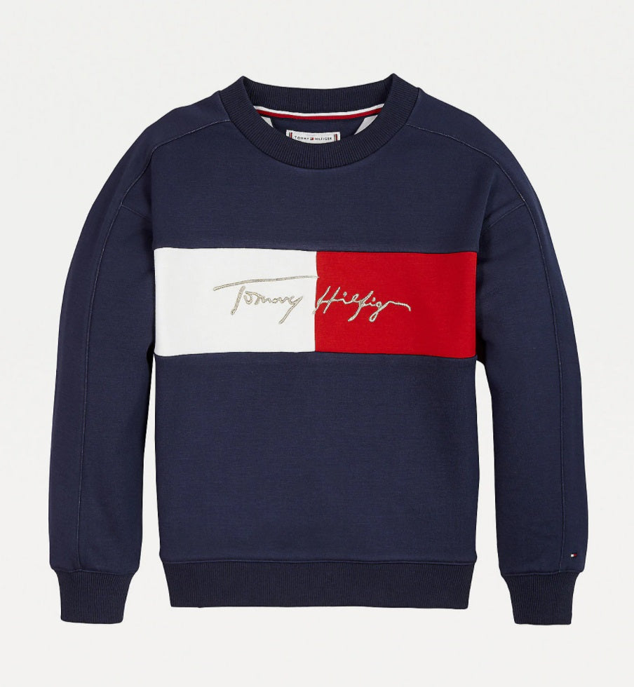 Tommy Hilfiger ICONS LOGO CREW SWEATER