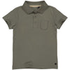 Jongens Polo LELIAM van Levv in de kleur Green Basil in maat 128.