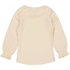 Meisjes Longsleeve LELLA van Levv in de kleur Creme in maat 128.