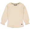 Meisjes Longsleeve LELLA van Levv in de kleur Creme in maat 128.