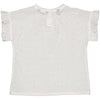 Meisjes Shortsleeve LELLIS van Levv in de kleur Off White in maat 128.