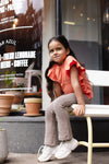 Meisjes Top LELONIE van Levv in de kleur Peach Soft in maat 128.