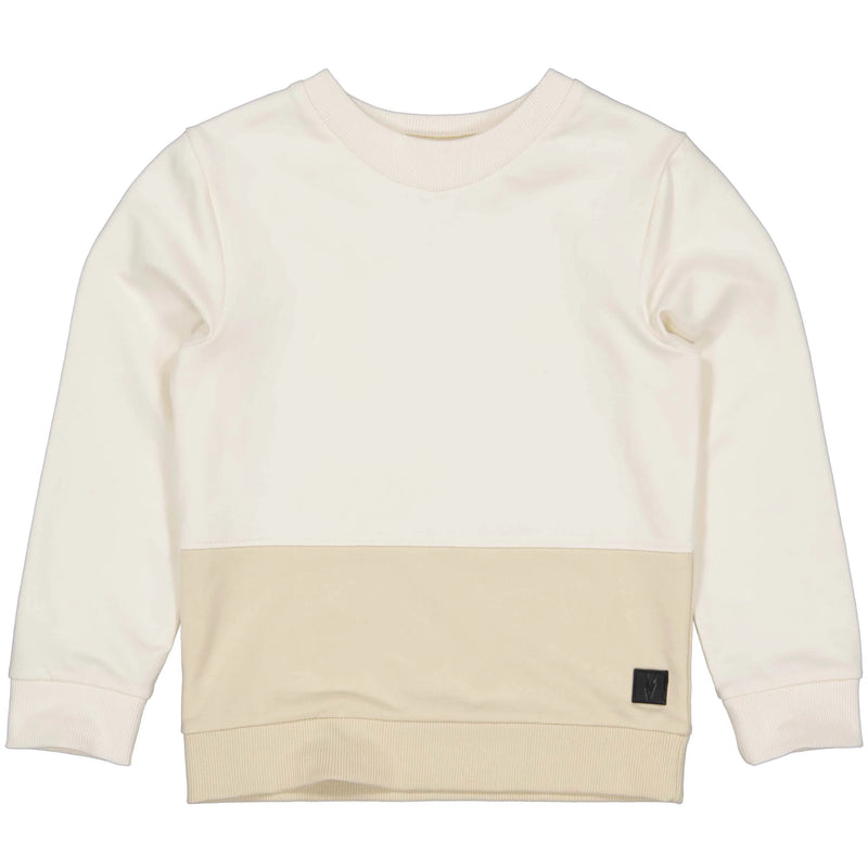 Jongens Sweater LELROY van Levv in de kleur Off White in maat 128.