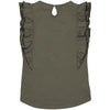 Meisjes Shortsleeve LELVIRA van Levv in de kleur Green Basil in maat 128.
