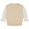 Meisjes Pullover LERRIN van Levv in de kleur Creme in maat 128.