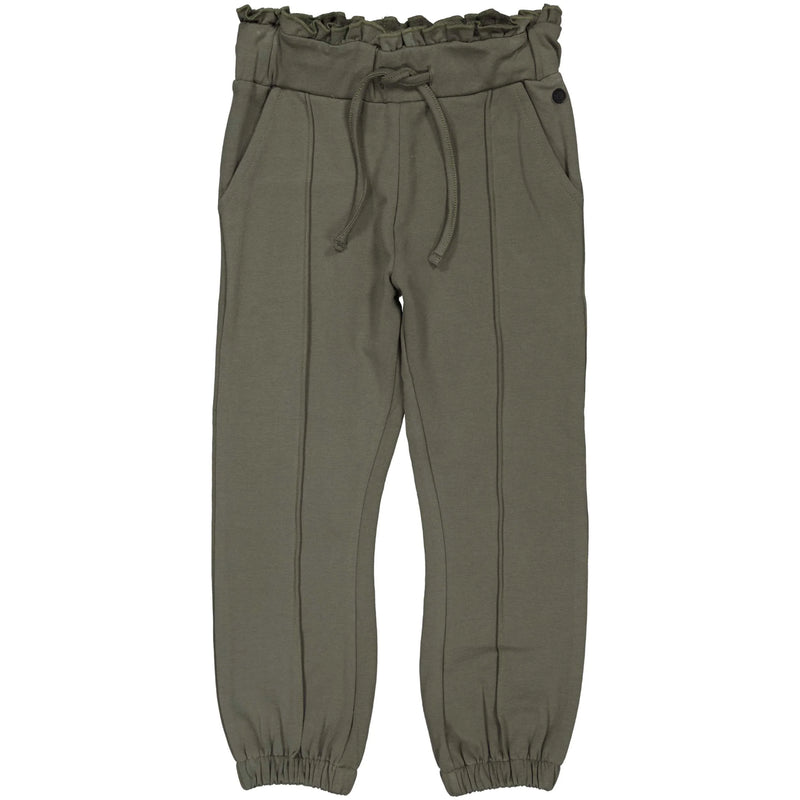Meisjes Sweatpants LEVITA van Levv in de kleur Green Basil in maat 128.