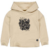 Meisjes Sweater BETINEW221 van Little Levv in de kleur White Cream in maat 128.