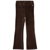 Meisjes Flairpants BILLYW222 van Little Levv in de kleur Brown Dark in maat 128.