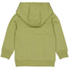 Jongens Sweater BORATW222 van Little Levv in de kleur Olive Light in maat 128.