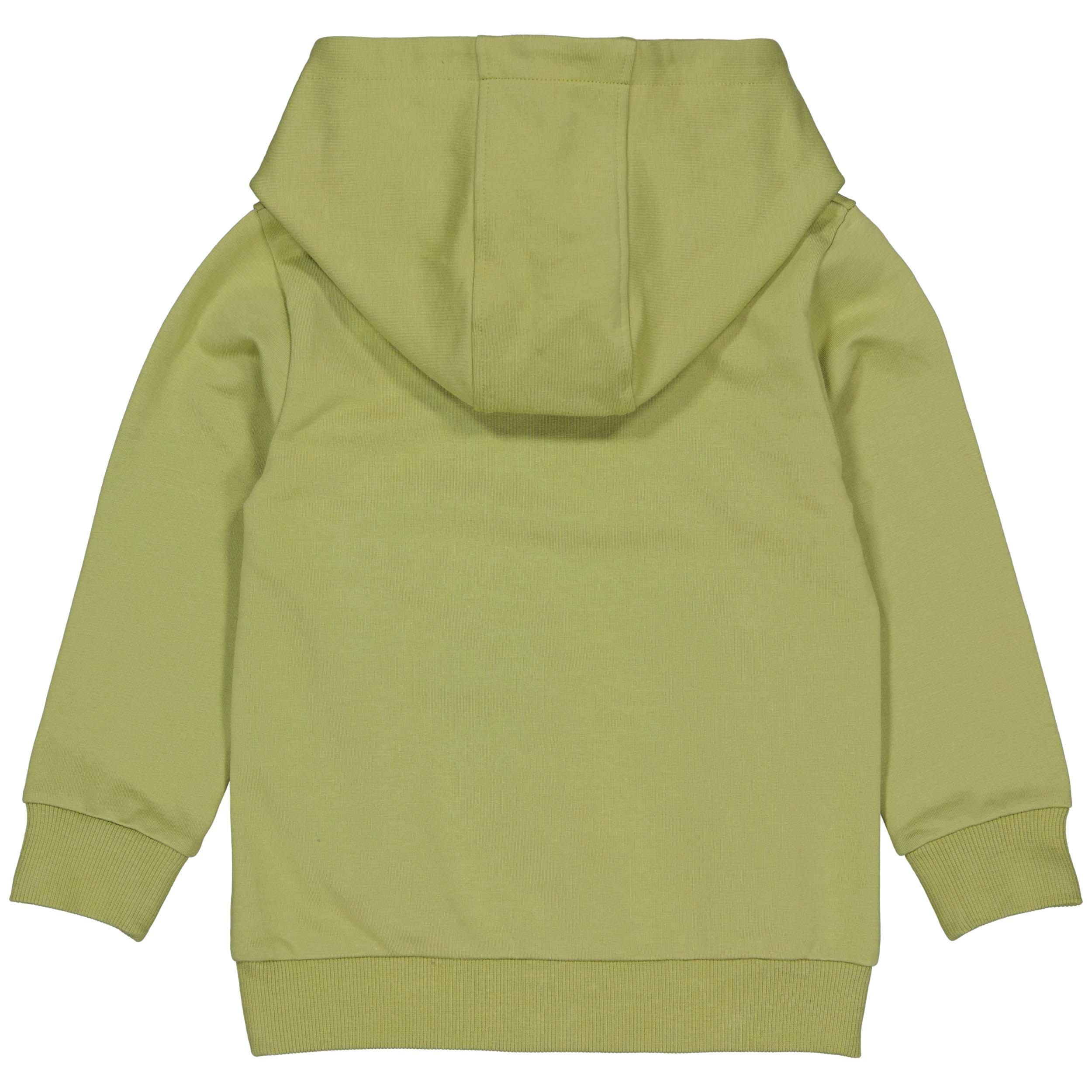 Jongens Sweater BORATW222 van Little Levv in de kleur Olive Light in maat 128.