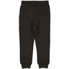 Jongens Sweatpants BRICKW222 van Little Levv in de kleur Black Ink in maat 128.