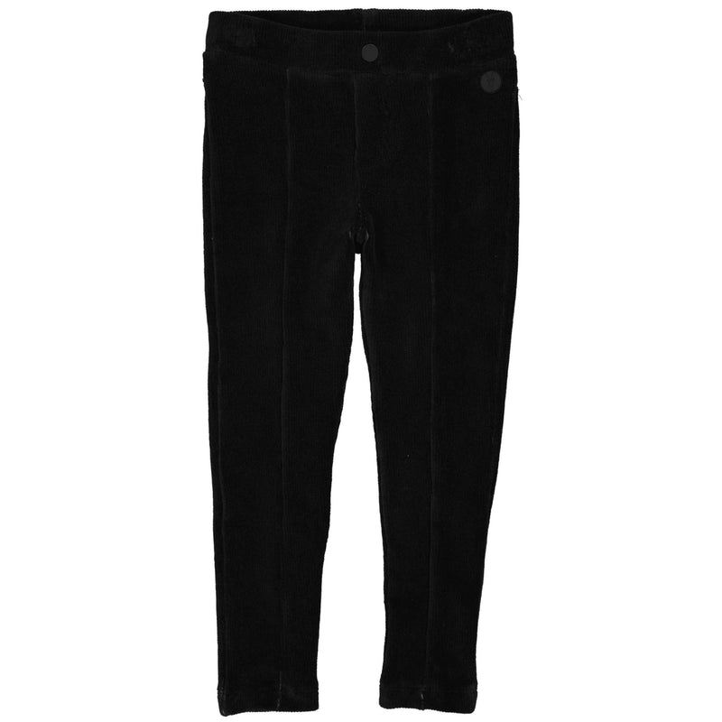 Meisjes Pants BRITTW221 van Little Levv in de kleur Grey Metal in maat 128.