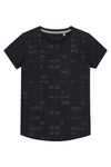 Jongens Shortsleev van Levv in de kleur Black in maat 176.