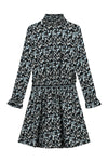 Meisjes Dress van Levv in de kleur French Blue Abstract in maat 176.