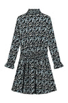 Meisjes Dress van Levv in de kleur French Blue Abstract in maat 176.