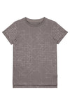 Jongens Shortsleev van Levv in de kleur Steel Graphic Lines in maat 176.