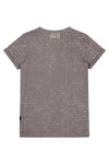 Jongens Shortsleev van Levv in de kleur Steel Graphic Lines in maat 176.