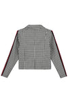 Meisjes Blazer van Levv in de kleur Black White Bb Check in maat 176.
