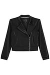 Meisjes Biker Jckt van Levv in de kleur Black in maat 176.