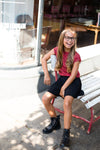 Meisjes Skirt van Levv in de kleur Black in maat 176.