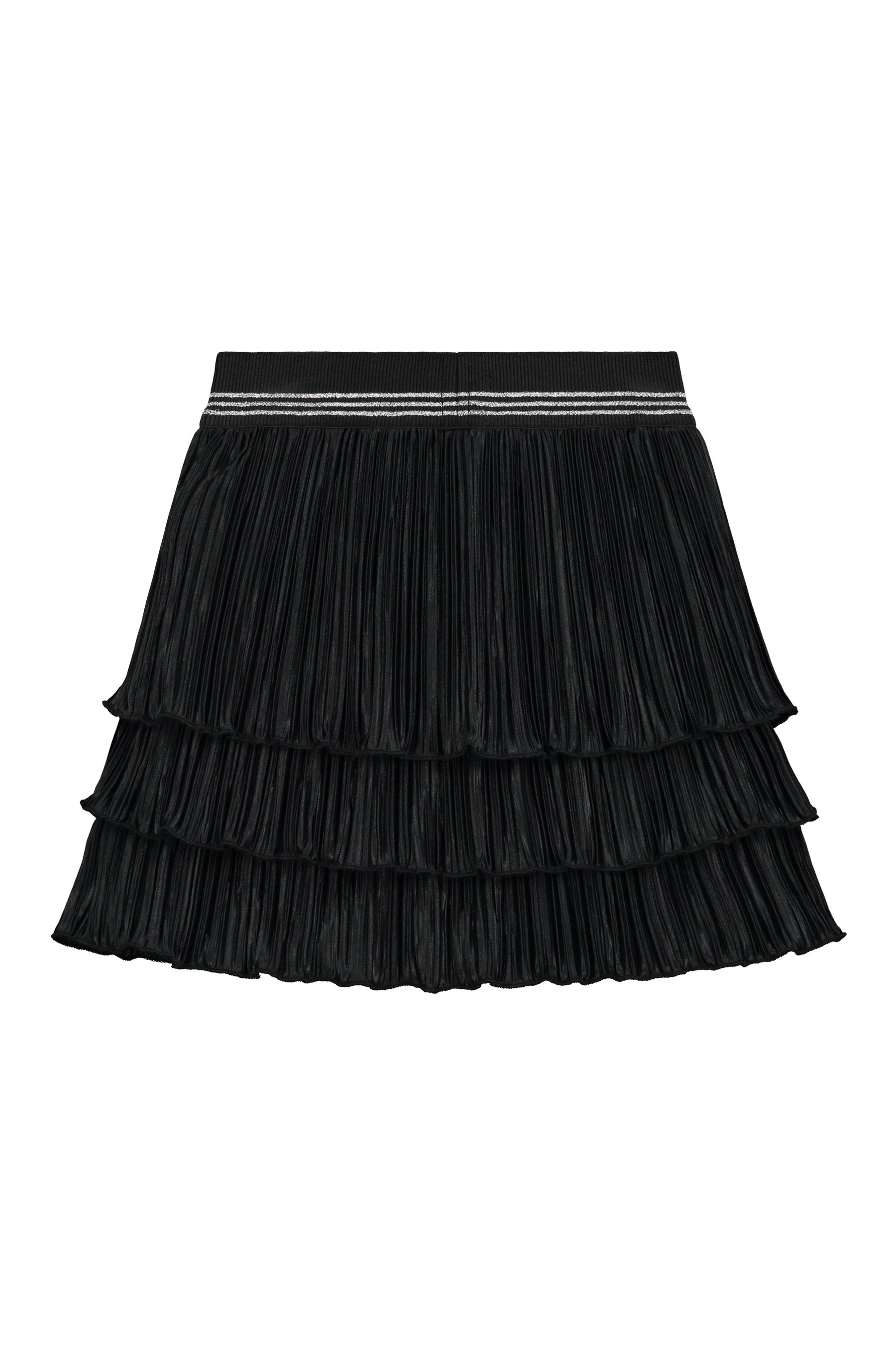 Meisjes Skirt van Little Levv in de kleur Black in maat 116.