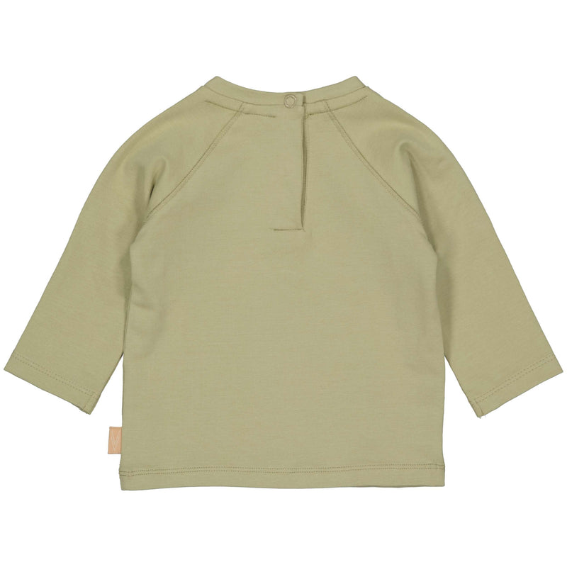 Jongens Longsleeve FABIAN van Levv Newborn in de kleur Olive in maat 68.
