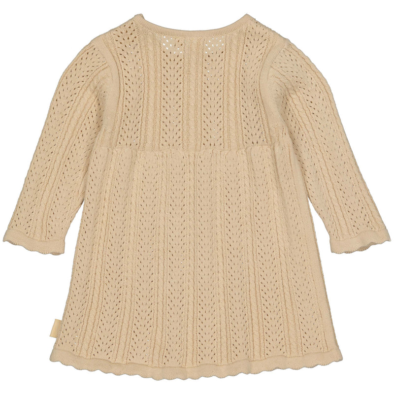 Meisjes Dress FAB van Levv Newborn in de kleur Vanilla in maat 68.
