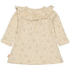 Meisjes Dress FANNY van Levv Newborn in de kleur AOP Peach Flowers in maat 68.
